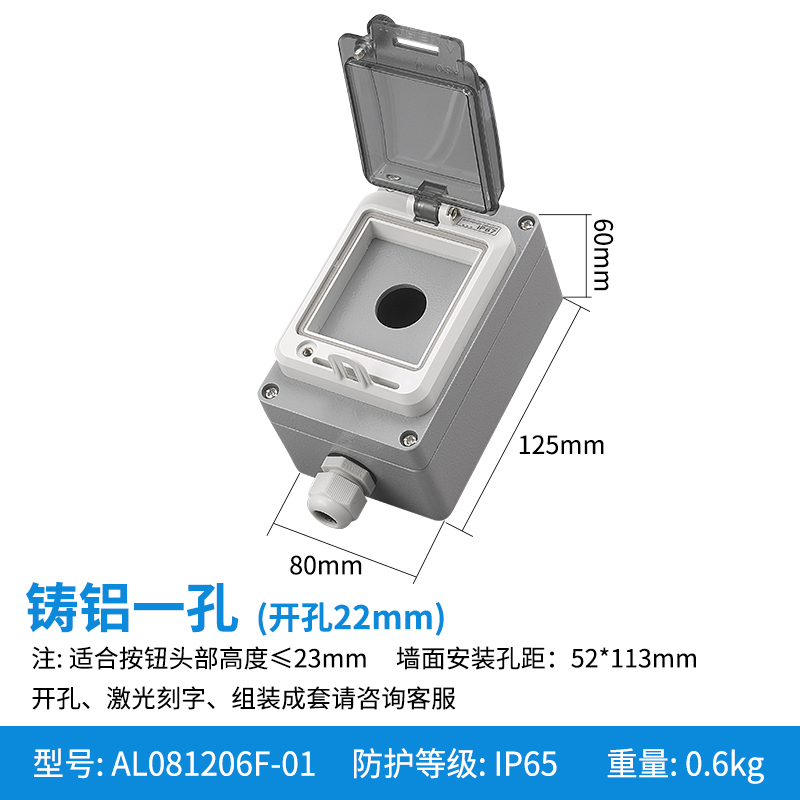 铸铝一孔-AL081206F-01