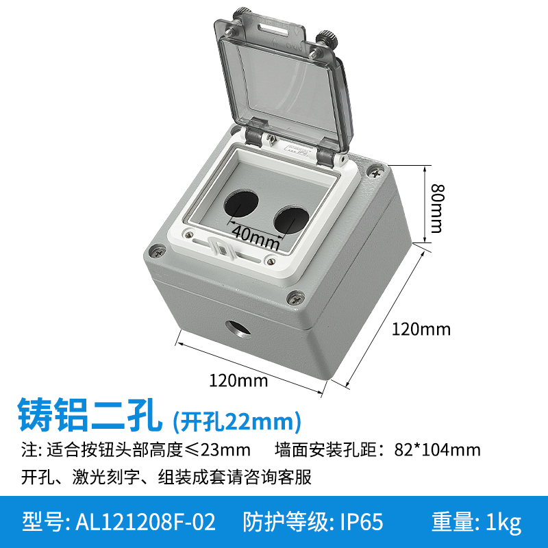 铸铝二孔-AL121208F-02