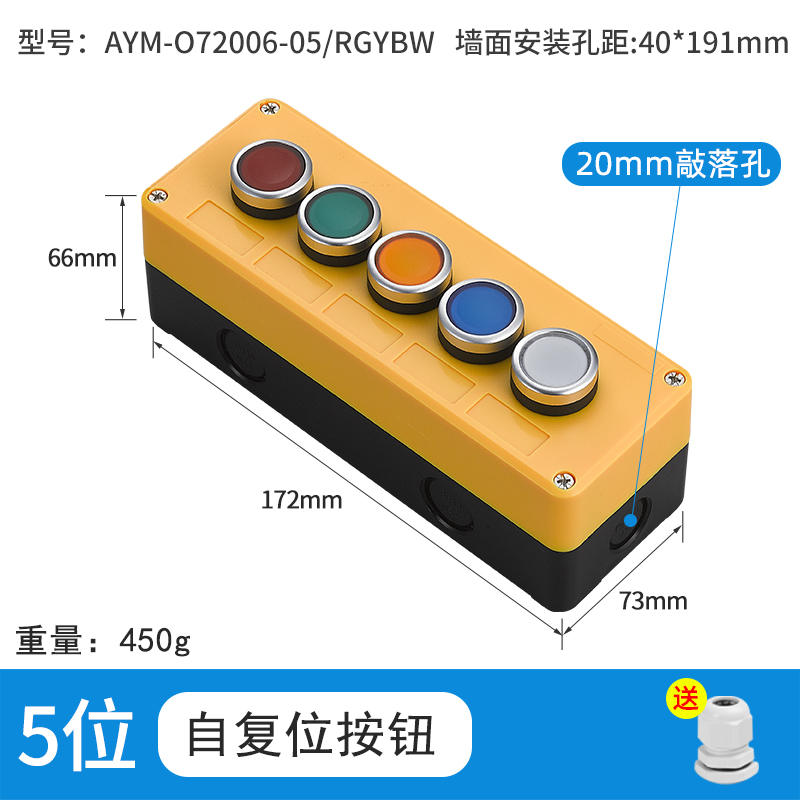 5位自复钮-AYM-072006-05/RGYBW