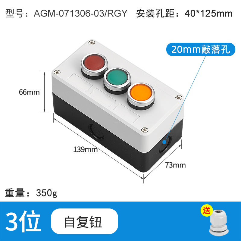 3位自复钮-AGM-071306-03/RGY