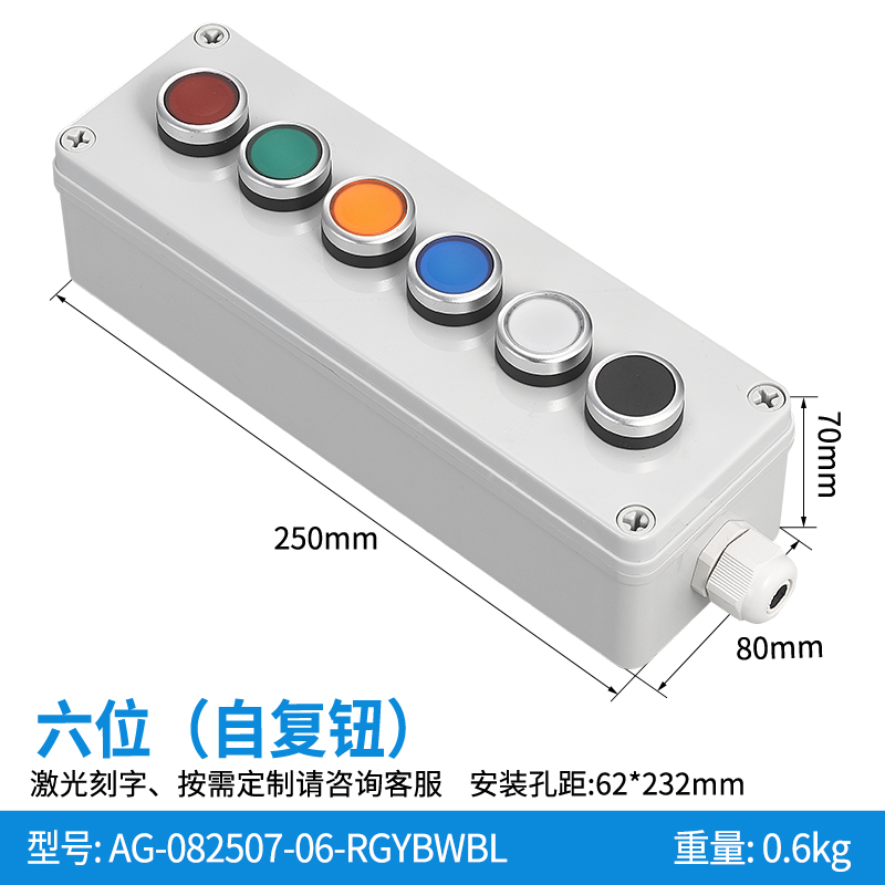 六位自复钮-AG-082507-05-RGYBWBL